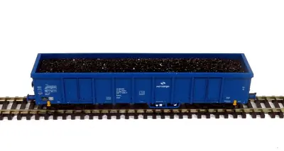 Ładunek węgla do wagonu węglarki Eanos 4-oś. l=118mm