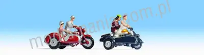 Motocykle i motocykliści / 2+4szt.