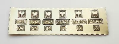 Tabliczki Ty45