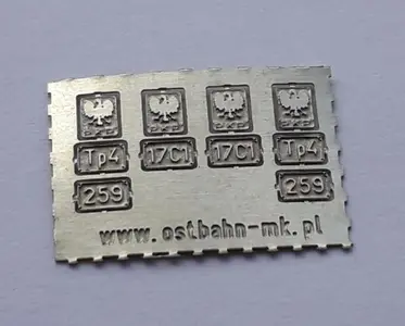 Tabliczki Tp4-259 + tender 17C1