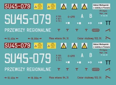 Kalkomania SU45-079 PR