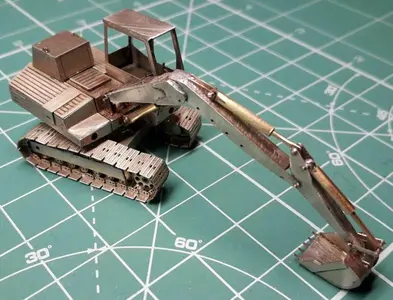 Koparka Waryński K-408 na gąsienicach