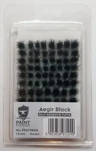 Kępy traw - Aegir Black 6mm / 140szt.