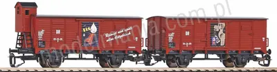 TT 2er Set Gedeckter Güterwagen G02 DR III "Fit" Modelleisenbahn kaufen | PIKO Webshop