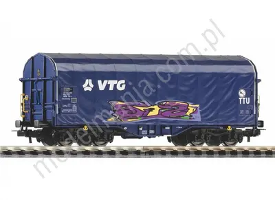 Wagon towarowy kryty plandekowy Shimmns VTG z graffiti