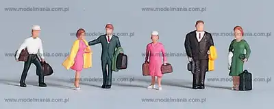 Figurki - podróżni / 6 szt.