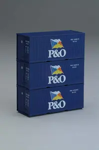 Kontener 20ft. "P&O" / 3szt.