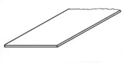 Pasek polistyrenowy 6,4mm x 0,8mm x 600mm (5szt)