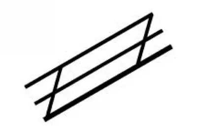 Poręcz polistyrenowa 6.4mm x 11.1mm x 90mm (2szt)