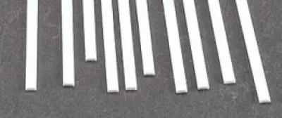 Pręt polistyrenowy o wymiarach 1.0 X 2.5 X 250mm, 10 szt.