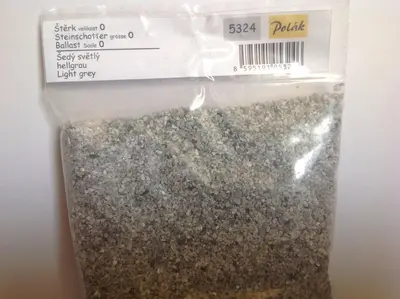 Posypka szuter jasno-szary 300g