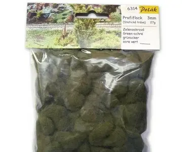 Podsypka statyczna 3mm - Zielona-ochra / 27g
