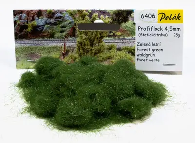 Podsypka statyczna 4,5mm - Leśna zieleń / 25g