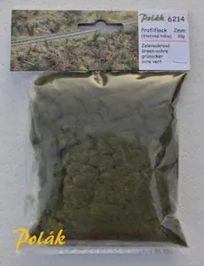 Podsypka statyczna 6mm - Zielono-ochra / 25g