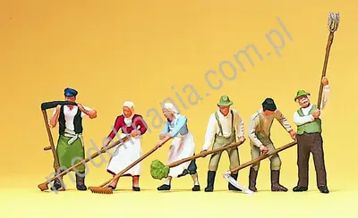 Chłopi przy sianokosach