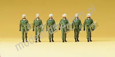 Policjanci niemieccy w akcji