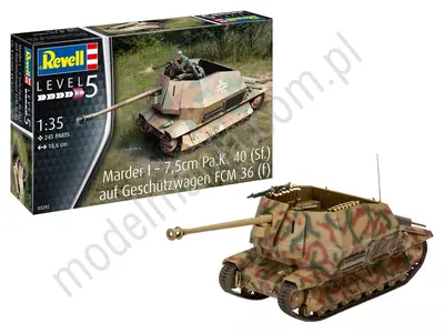 Niemieckie działo pancerne Marder I na bazie FCM 36