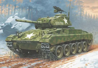 Amerykański czołg lekki M24 Chaffee