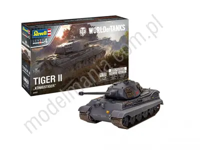 Niemiecki czołg ciężki King Tiger II Ausf. B „World of Tanks”, wieża Porsche
