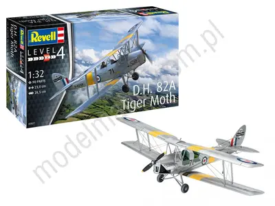Brytyjski samolot szkolny De Havilland 82A Tiger Moth