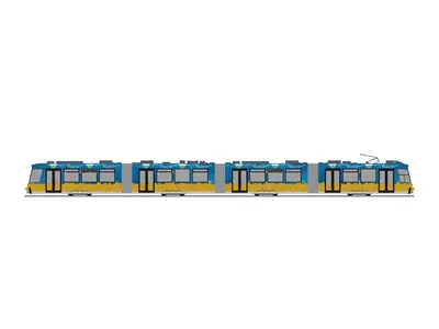 Tramwaj Adtranz GT8 VAG Nürnberg - Bayernland