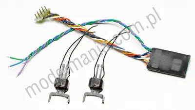 Dekoder do lokomotywy ze sprzęgami elektromagnetycznymi DCC 8-pi