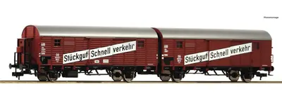 Zestaw 2 wagonów towarowych krytych typ Gllh 12 „Drezno”