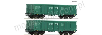 Zestaw 2 wagonów towarowych Eaos, PROTOR