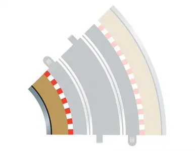 Bariera zewnętrzna R2 45° / 4szt.