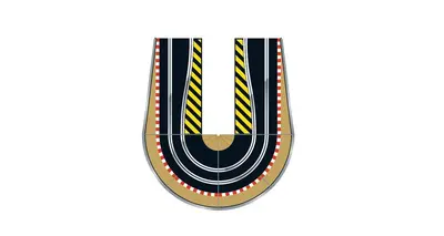Zestaw jezdni do rozbudowy Scalextric 3