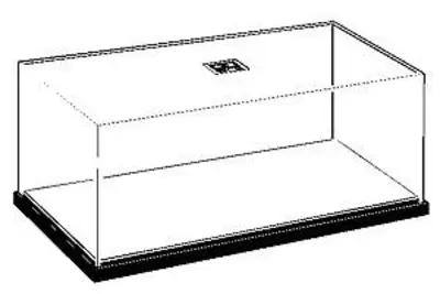 Gablota ekspozycyjna P 28x13x9 cm (dedykowana do 1:20)