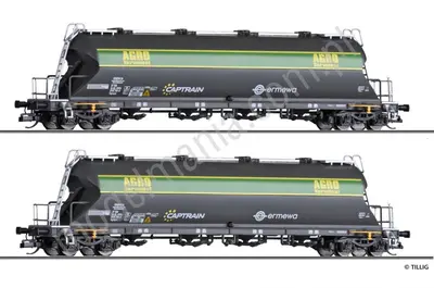 Zestaw 2 wagonów silosów Ermewa/Captrain/AGRO