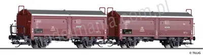 Zestaw 2 wagonów towarowych Kmmgks 58