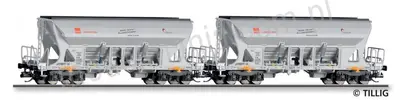 Zestaw 2 wagonów samowyładowczych Faccns HVLE/Holcim