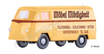 Matador van „Möbel Müdigkeit“