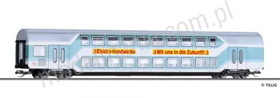Piętrowy wagon osobowy 2 klasa DBz751