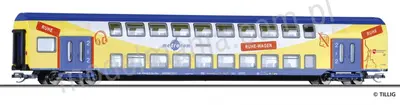 Wagon osobowy piętrowy 2 klasy DBz 750 Metronom Eisenbahngesellschaft mbH