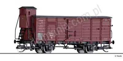 Wagon towarowy kryty Gm z budką hamulcową