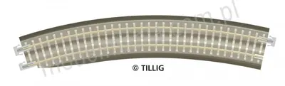 Tor łukowy BR 11-32kli lewy R396 mm