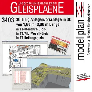 Plany połączeń torowych CD (średnie makiety)