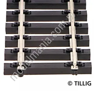 Tor gięty flex podkład drewniany l=664mm