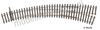 Rozjazd łukowy IBW 9°/12° R 543 prawy