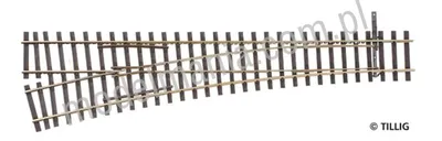 Rozjazd EW1 11° lewy