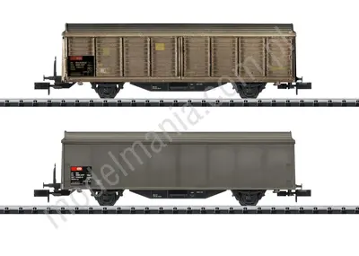Zestaw 2 wagonów towarowych Hbis-v