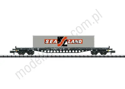 Wagon towarowy platforma z kontenerem 40'