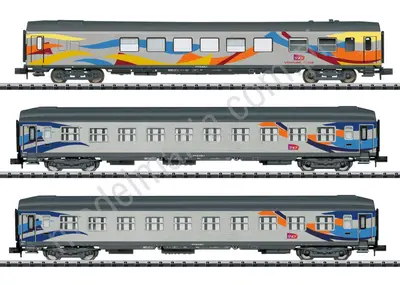 Zesaw 3 wagonów osobowych pociągu ekspresowego "Croisière"