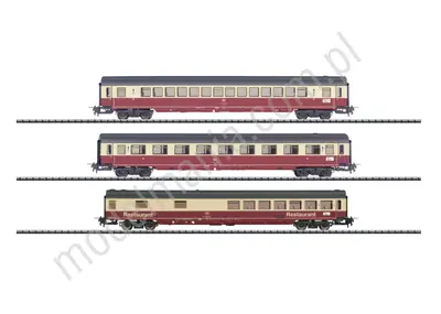 Zestaw 3 wagonów osobowych pociągu IC 690 Hohenstaufen