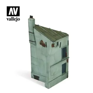 Diorama 25x11 cm Francuski dom narożny