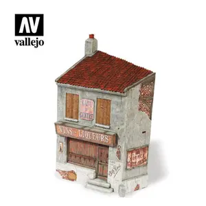 Diorama 25x15 cm Francuska kawiarnia