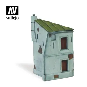 Diorama 12x7 cm Francuski dom narożny